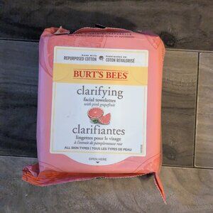 Burt’s Bees Clarifying Facial Towelettes – Pink Grapefruit – 30 Count